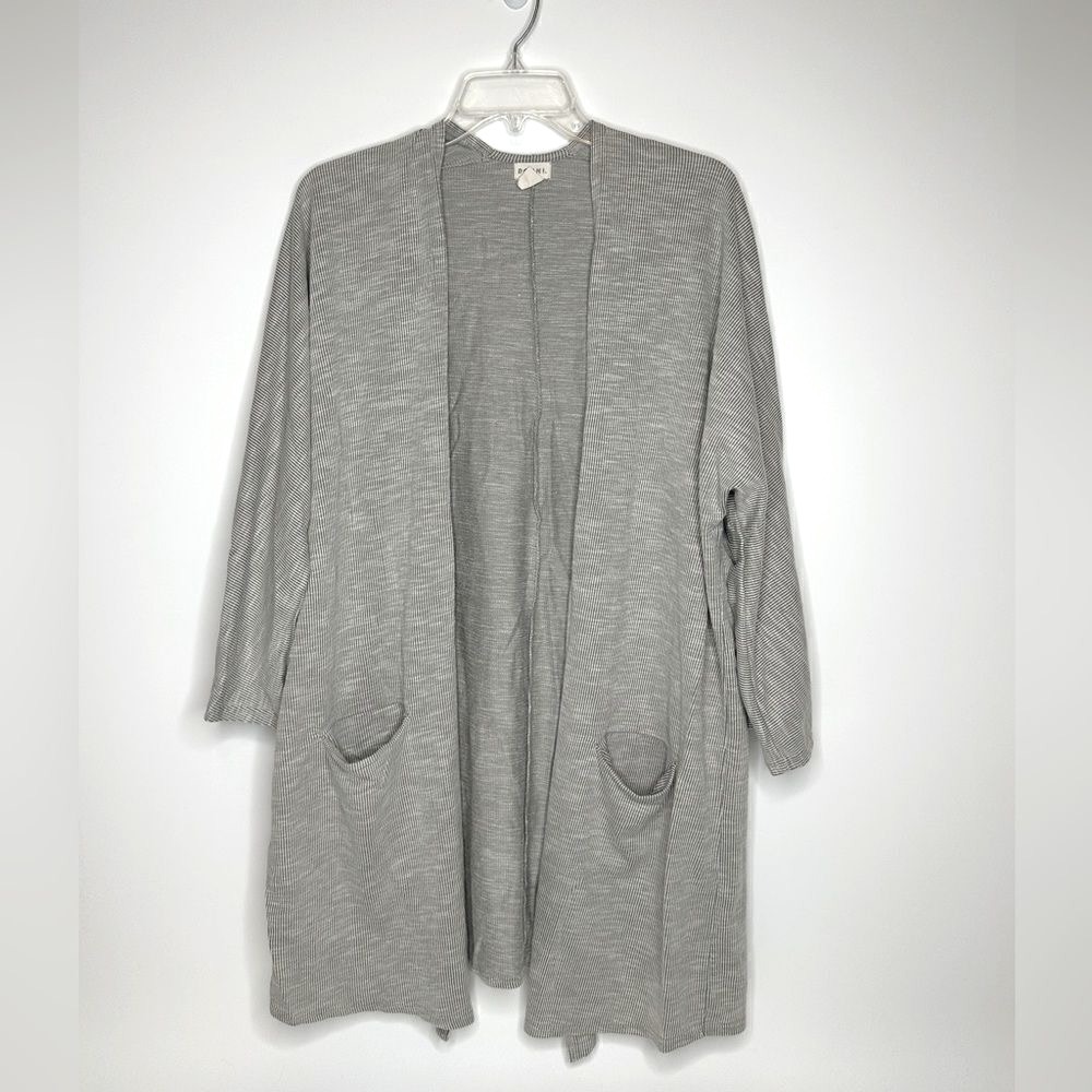DONNI. Knit Duster Cardigan Open Front‎ Pockets Lightweight One Size